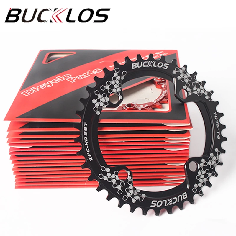 

BUCKLOS MTB 104 BCD передняя Звездочка круглый овальное кольцо цепи велосипеда 30T 32T 34T 36 т 38 40 42T узкая широкая цепь из колец цепь Звездочка велосипед...