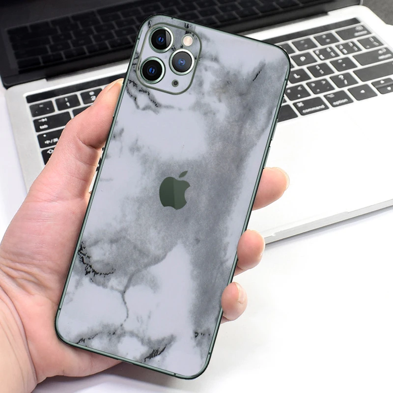 

Marbling Decorative For iPhone 13 12 11 Pro Max mini XR SE2 XS X Xsmax 12Pro 11Pro iPhone13 8 Plus Protector Back Film Sticker