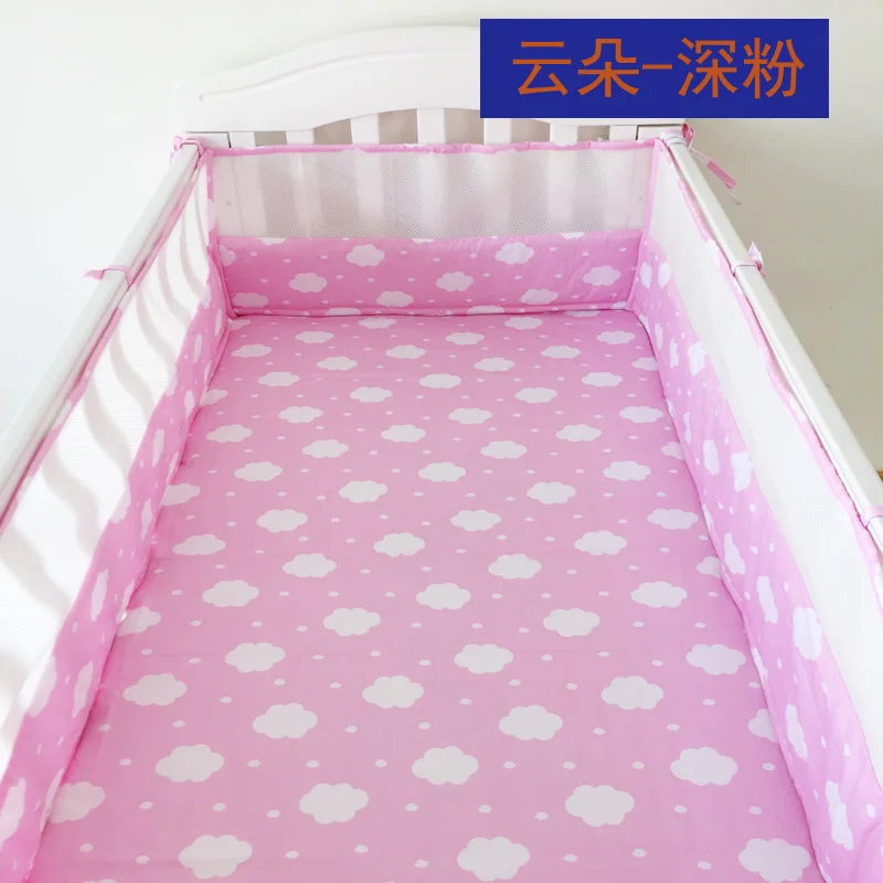 180*30 см летние дышащие детские постельное белье-Бампер анти-столкновения вокруг