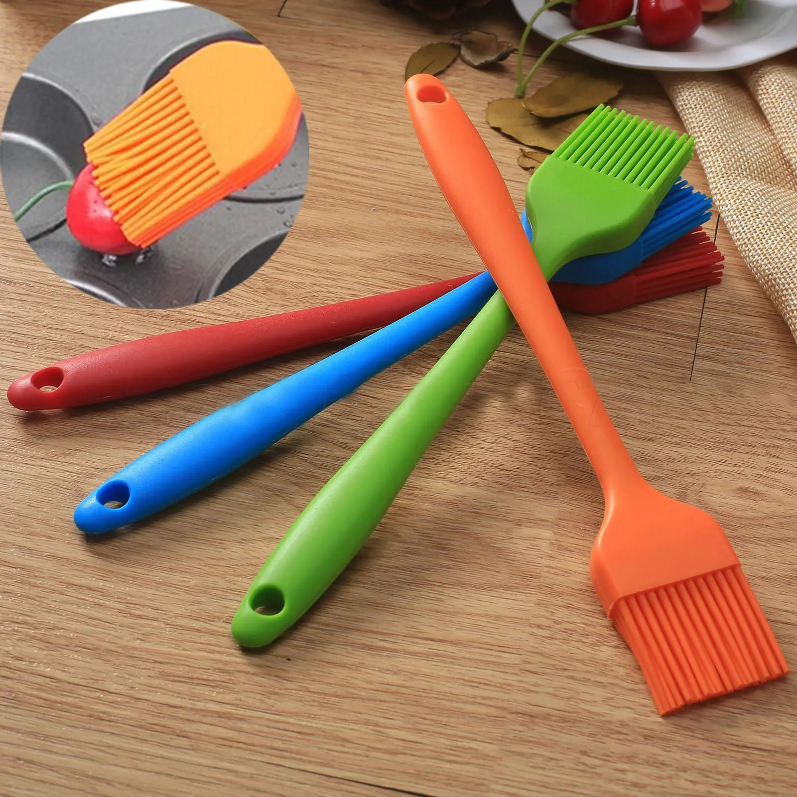 1 шт. силиконовых кейсов Масло Хлеб щеточка для барбекю кисточки смазывания формы