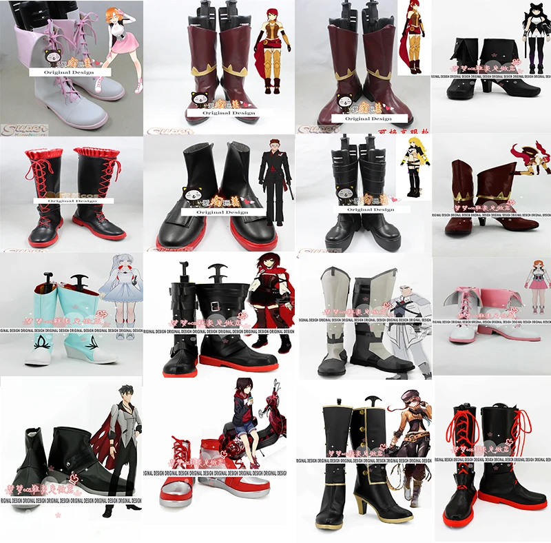 Аниме Ruby Rose Adam Nora Blake Neopolitan Neptune изумрудная Роза группа персонажей аниме костюм