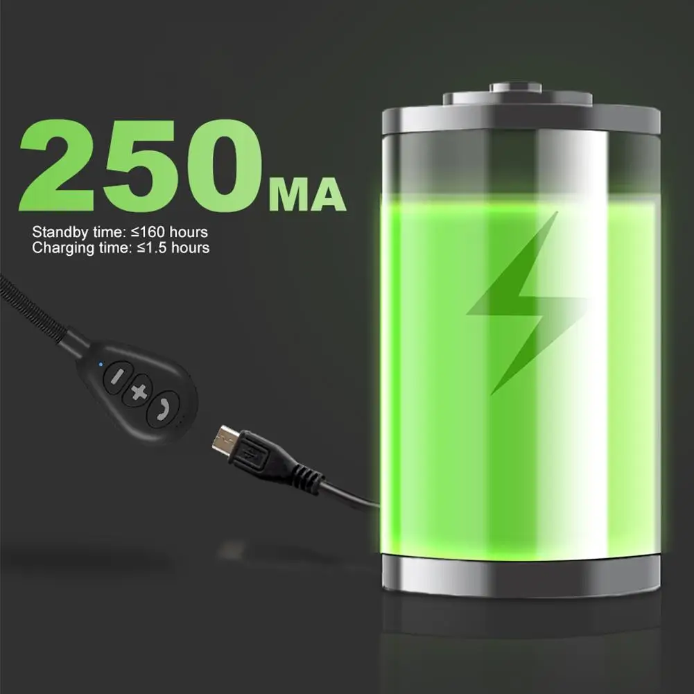 Гарнитура для мотоциклетного шлема сделай сам Bluetooth 5 0 Беспроводная