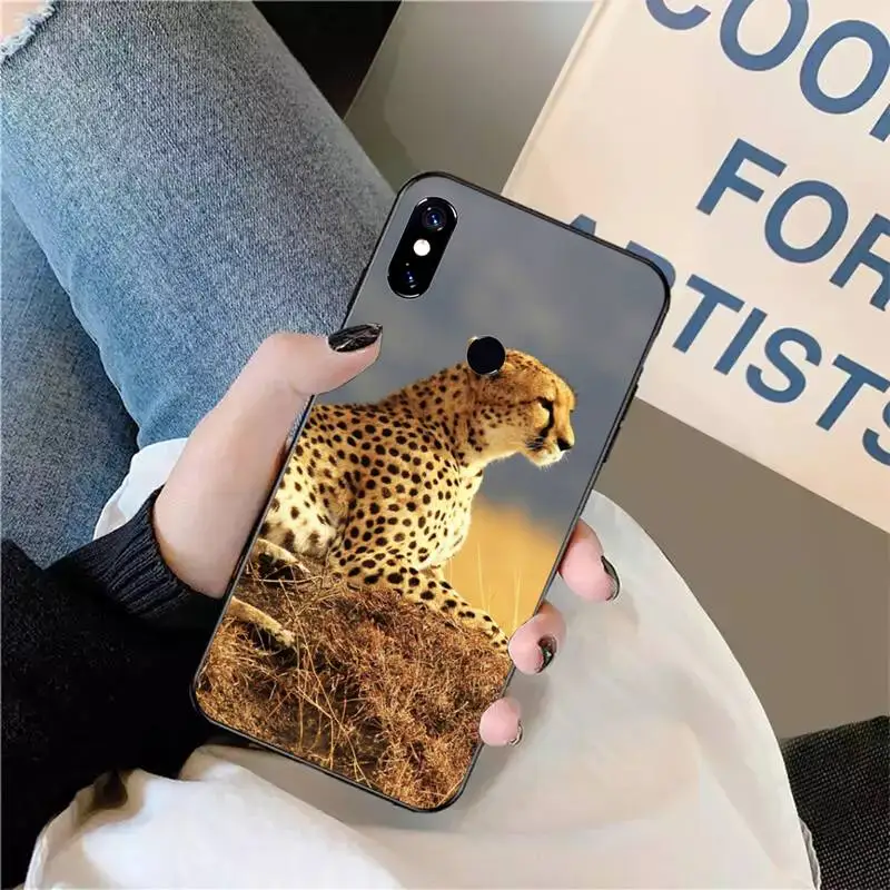

leopard cheetah Puth animal Phone Case For Xiaomi Redmi note 7 8 9 t max3 s 10 pro lite coque funda shell cover