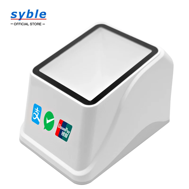 

Payment Box Automatic Barcode Scanner Handsfree USB Wired Bar Code Reader,Support 1D and 2D Codes XB-7606