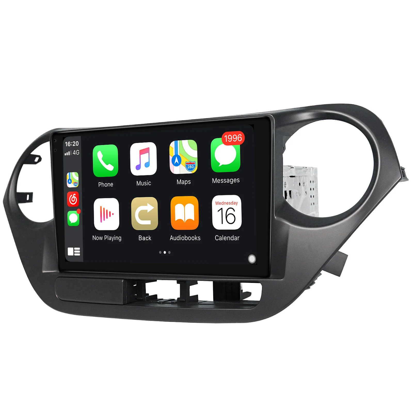 구매 9 인치 자동차 라디오 안 드 로이드 10 중앙 멀티미디어 플레이어 GPS 네비게이션 무선 Carplay 블루투스 4G 현대 I10 2014-2017