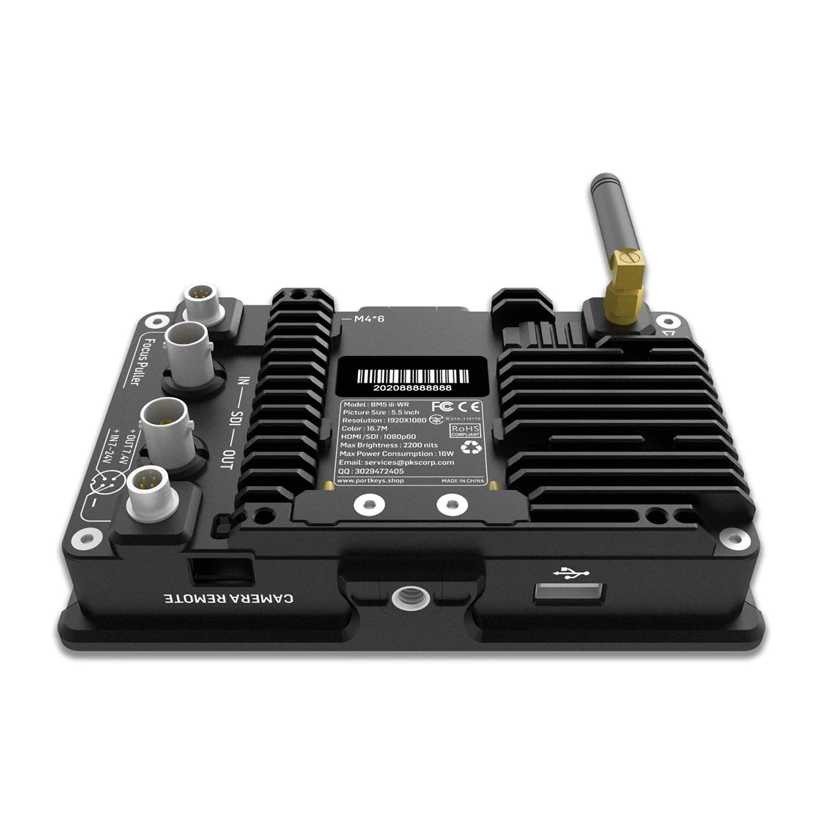 Полевой монитор Portkeys BM5 WR 2200nit SDI для камеры сверхъяркий сенсорный экран