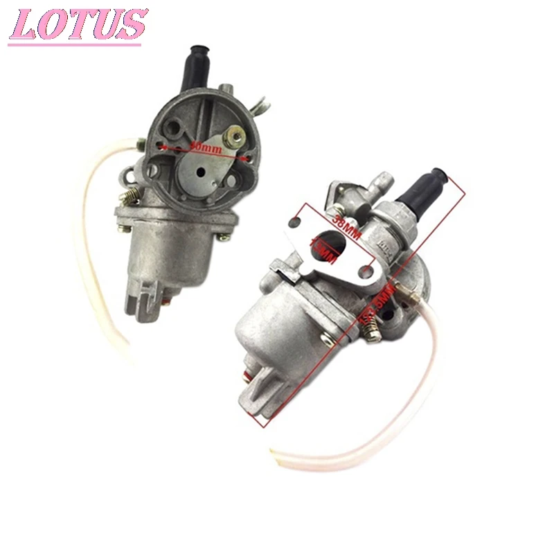 Карбюратор двигателя Carb 2-тактный карбюратор для мини-квадроцикла MiniMoto Go Kart багги