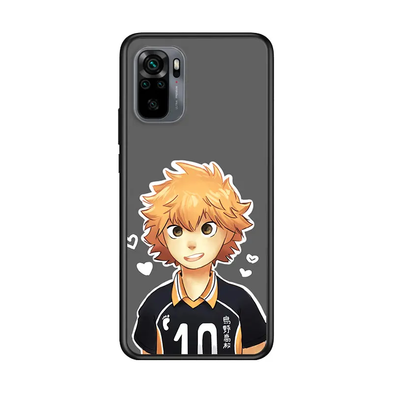 

Anime Volleyball Haikyuu for Xiaomi Redmi Note 10 10S 9 9T 9S 9Pro Max 8T 8Pro 8 7 6 5 Pro 5A 4X 4 Soft Black Phone Case