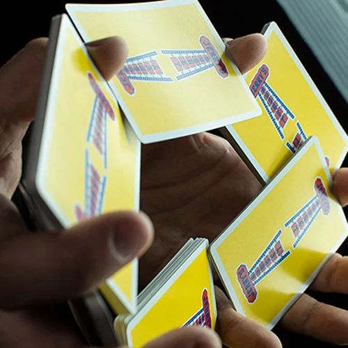 Колода карт современные тактильные самородки Джерри (желтые) игральные карты |