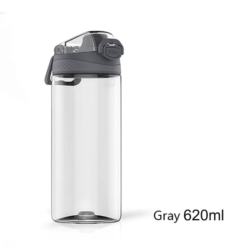 Grey 620ML Спортивная чашка Xiaomi Tritan 620 мл с защитным замком, Нетоксичная и безвкусная устойчивость к падению при высокой температуре, открытая одной рукой - Цвет: Grey 620ML