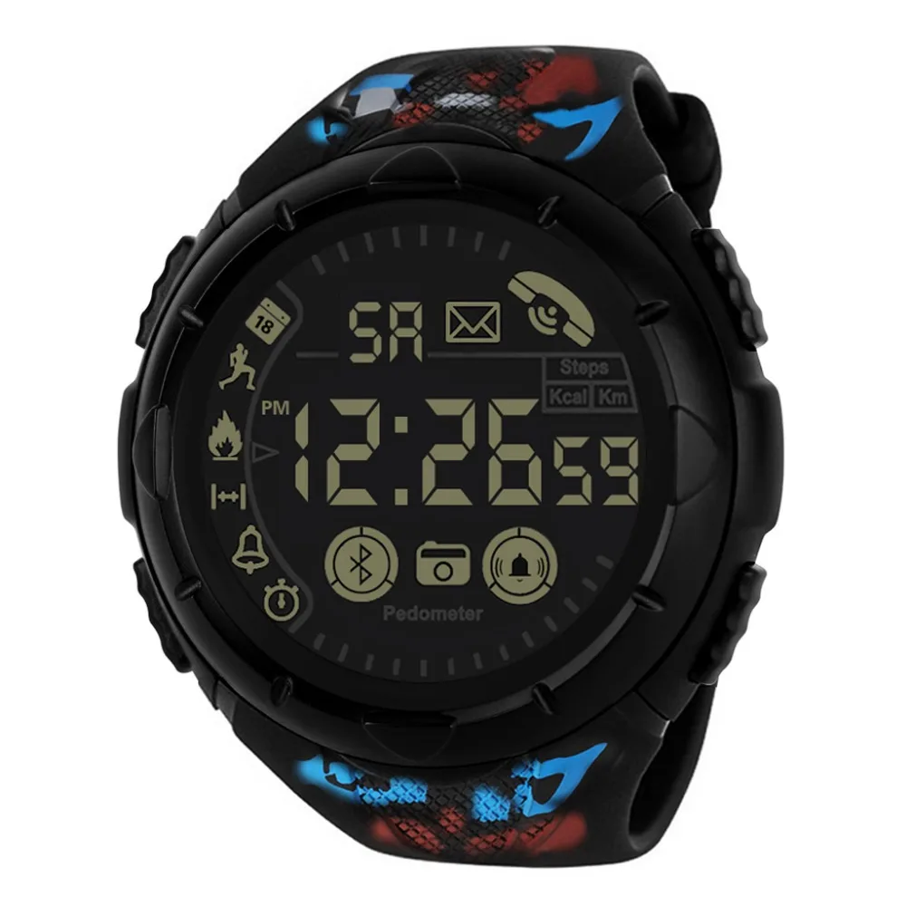 HONHX Bluetooth мужские умные спортивные часы мужские s водонепроницаемые цифровые наручные часы шагомер калории фитнес Relogio Спорт Masculino