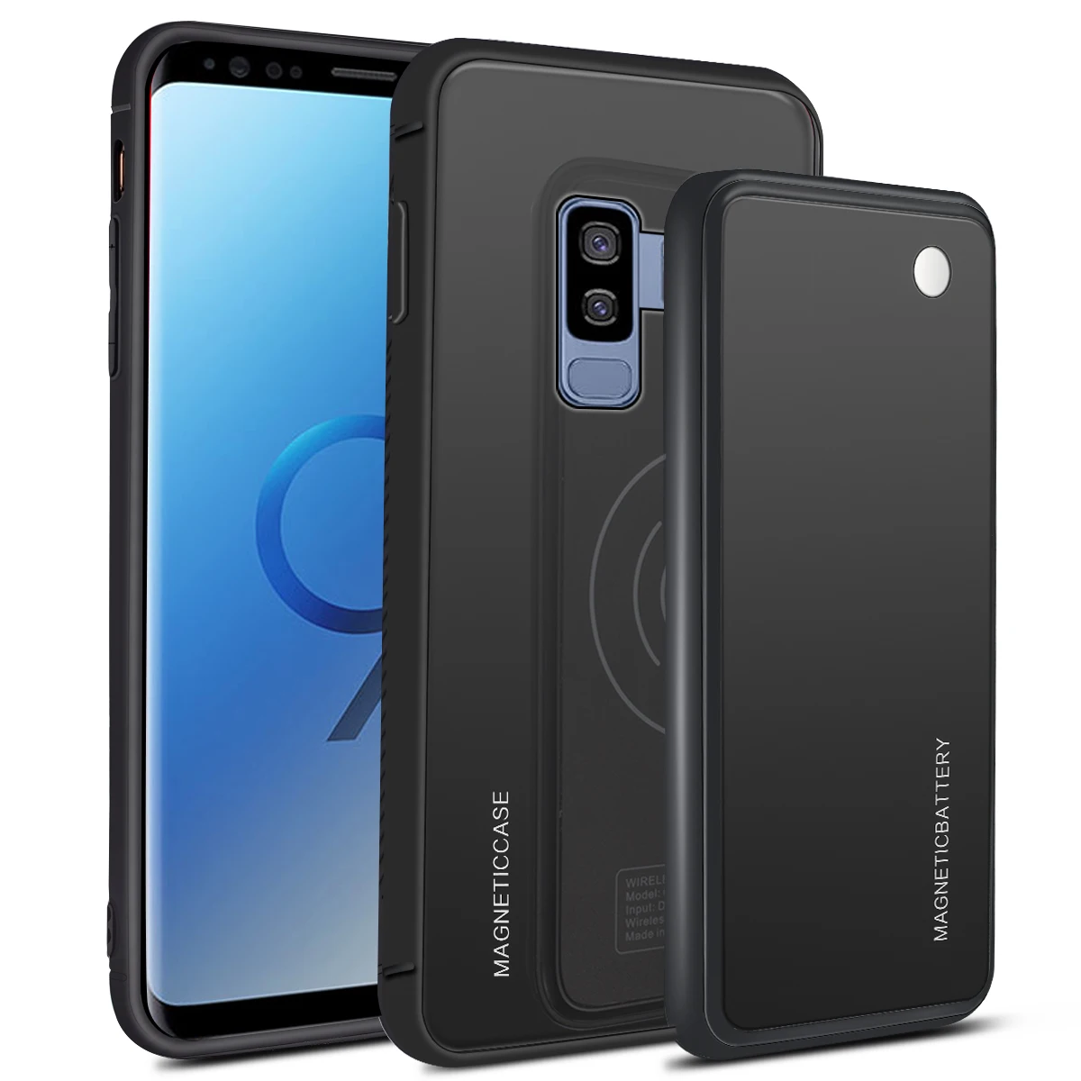 Galaxy S9 Plus Для samsung Galaxy S10/S9/S10e/S10/Note 10/S8 S9 S10 Note 10 Plus чехол с 5000 мАч беспроводным зарядным устройством - Цвет: Galaxy S9 Plus