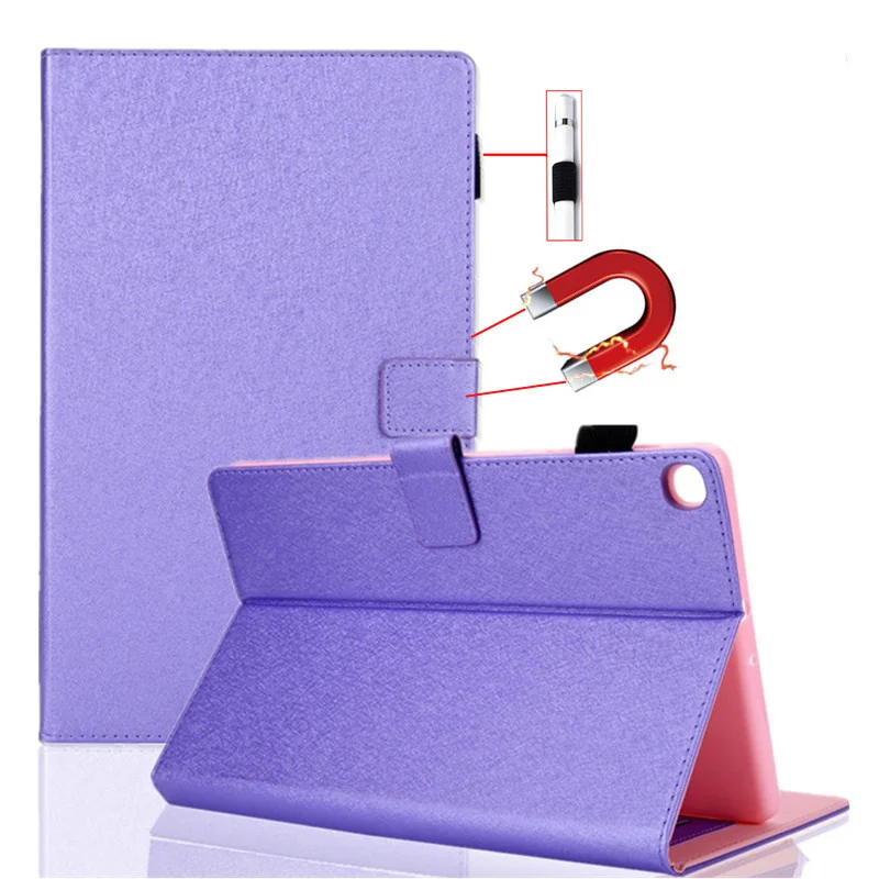 

Luxury Tablet case for Samsung Galaxy Tab A 10.1" 2019 Leather funda Stand Solid cover Capa for SM-T510/T515 Tablet Stand Shell