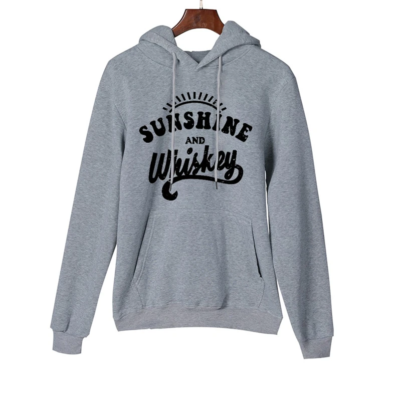 

Womens Letter Print Hoodies Autumn Casual Long Sleeve Loose Fit Hooded Sweatshirts with Pocket Loose Plus Size Ladies Hoodies