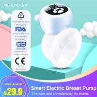 wearable smart automatic wireless electric breast pump with high suction power usb rechargeable breast milk collector