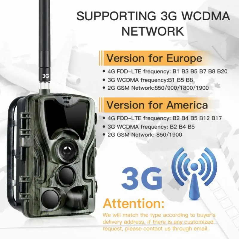 HC801G 3g MMS Trail камера 16MP 36 шт. Инфракрасные светодиоды охотничья камера s фото ловушки Открытый Водонепроницаемый дикой природы камера наблюдения