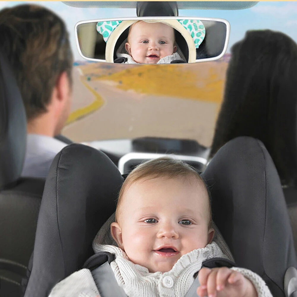 Baby Rear Facing Mirrors Safety Car Back Seat Easy View Mirror Adjustable Useful Cute Infant Monitor for Kids Toddler Child | Мать и