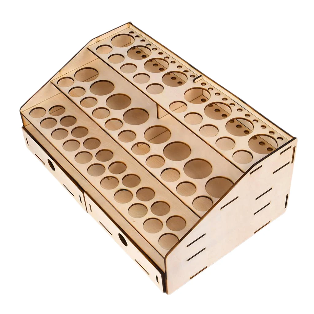 

Paint Stand Wood Stand Tool Holder Organizer For Painter Ink Bottles