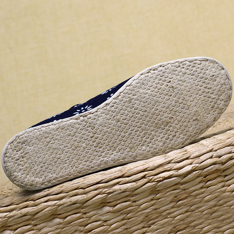 Тканевая обувь в китайском стиле Обувь ручной работы Nadi этническом с закрытым