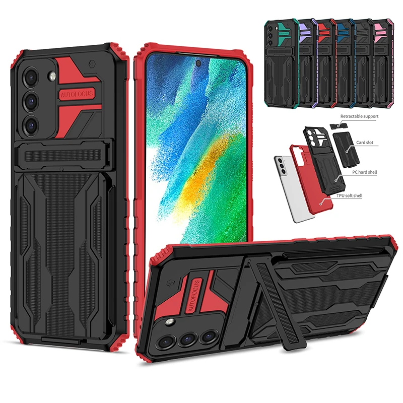 

Case For Samsung A51 S21 Ultra A52 5G A32 Note 20Plus A12 Lens Protective Shell Thickened Shockproof Heavy-duty Mecha Phone Case