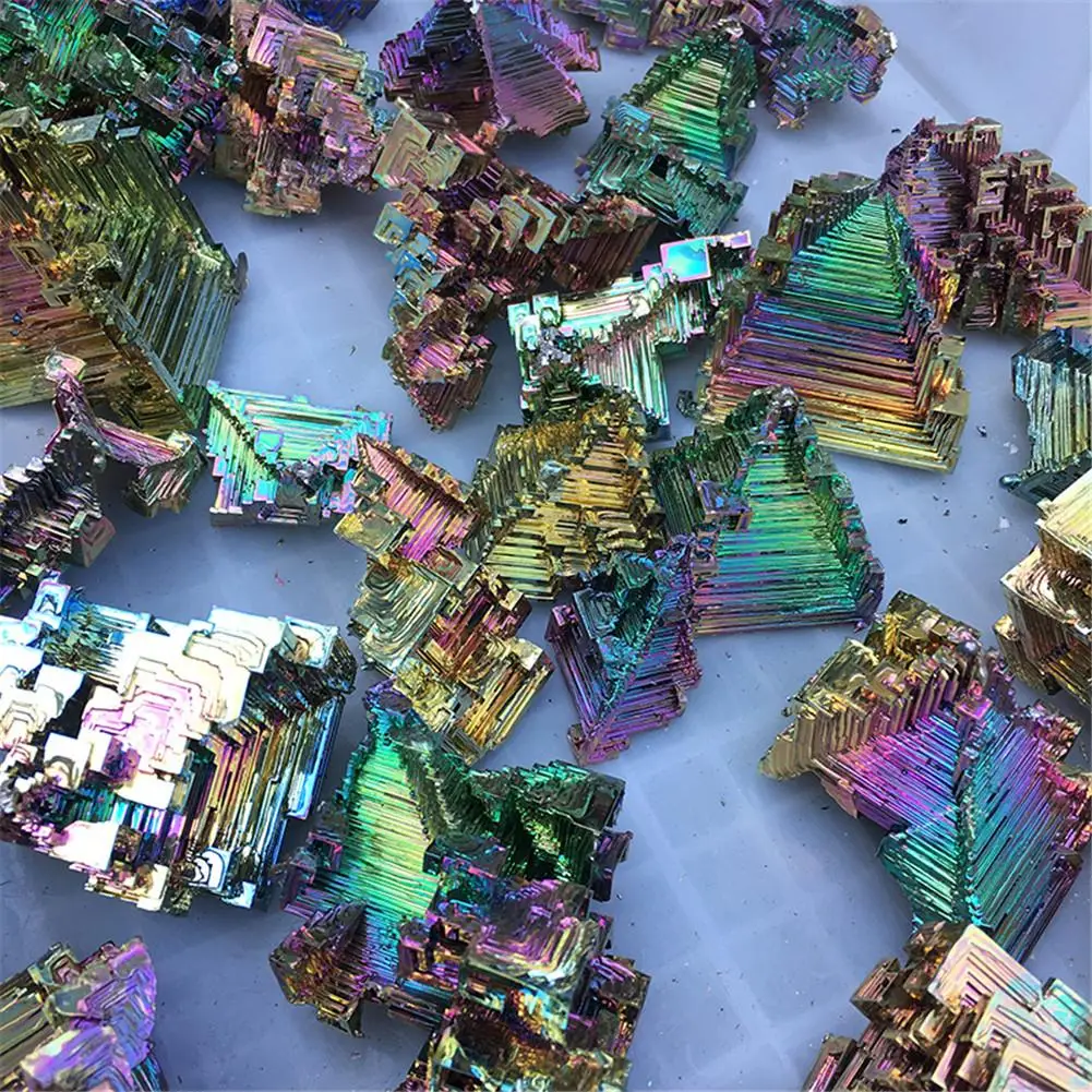Innovitive Rainbow Titanium Bismuth образец минерала драгоценный камень кристалл кварцевый