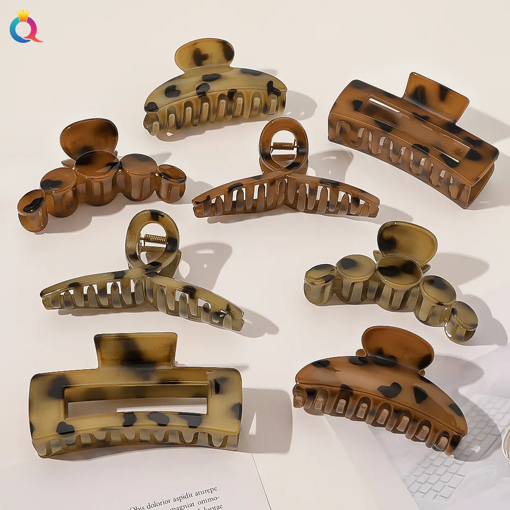 

Винтажные женские заколки для волос, крупные геометрические заколки для волос