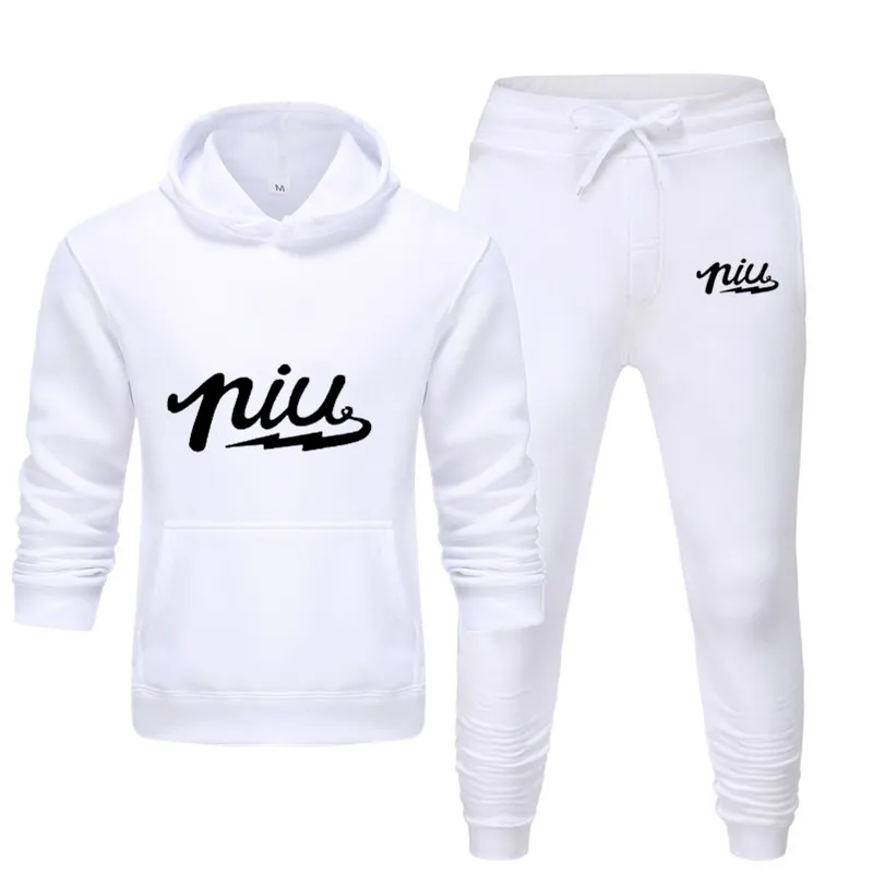 Мужской спортивный костюм из двух предметов толстовка с капюшоном и