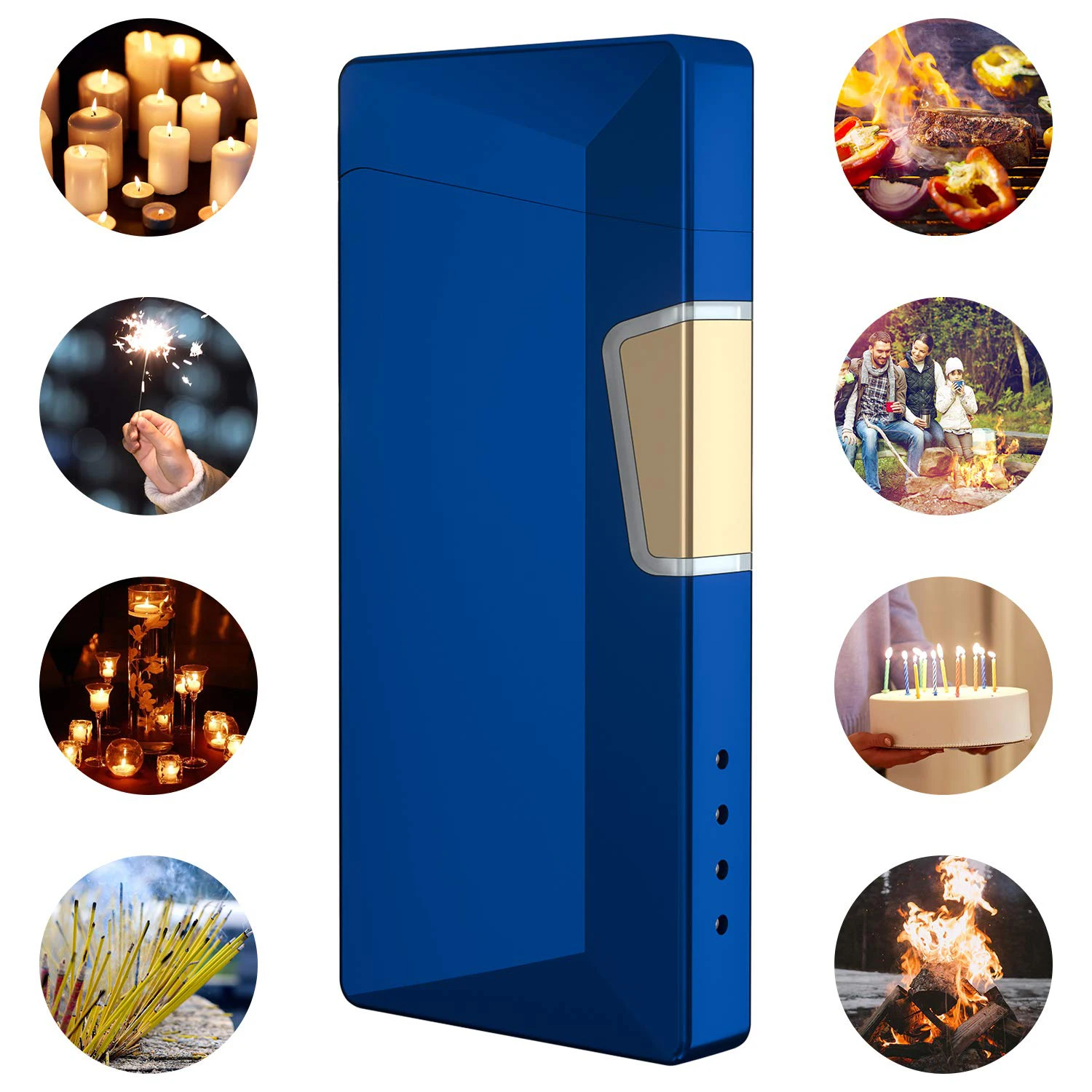 Power Display  Arc Flame New Year Design Lighter USB Pulse Cigar Plasma Lighters Men Gifts For Boyfriend images - 6