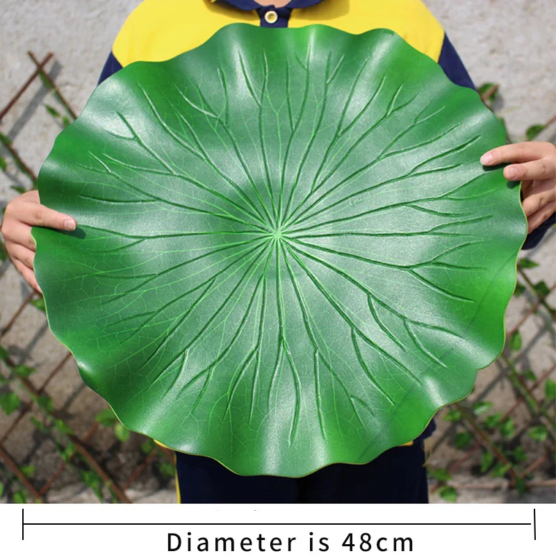 Искусственный Поддельный Лотос водяные лилии шелк плавающие цветы голова листья