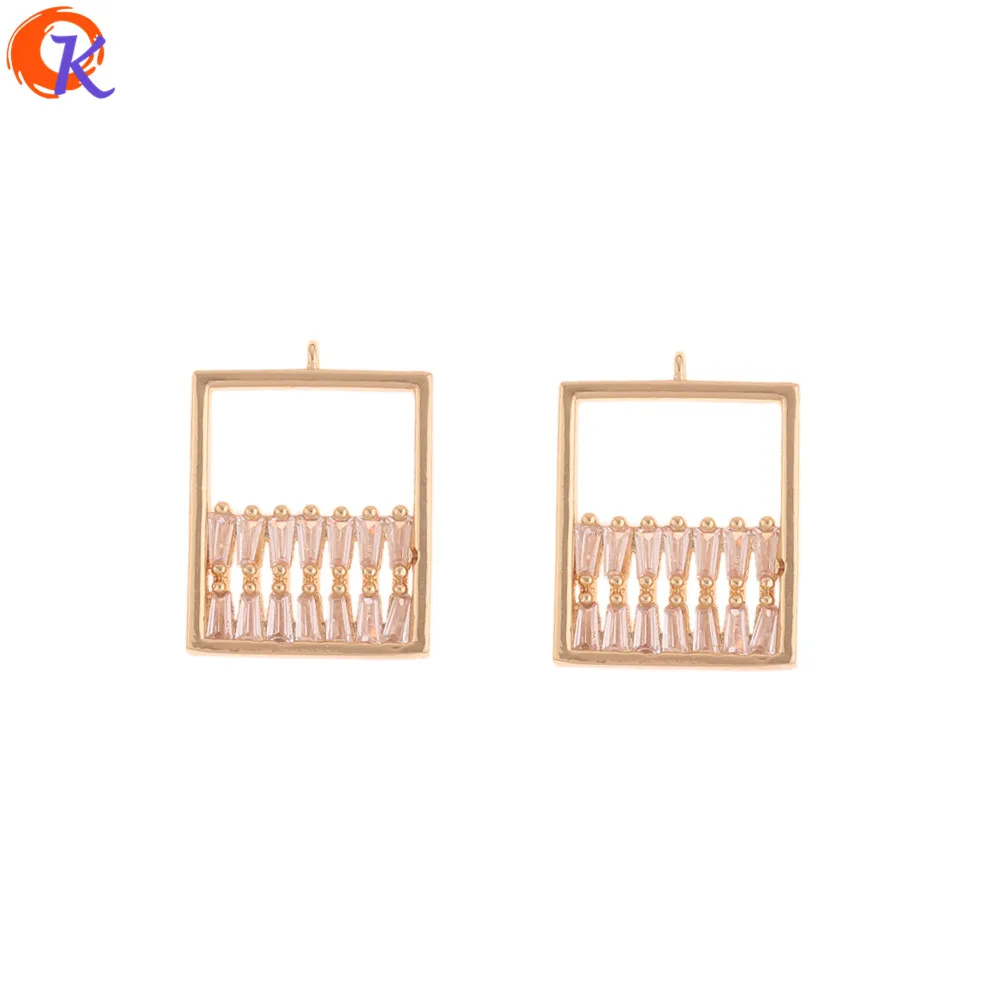 

Cordial Design 10Pcs 14*18MM Jewelry Accessories/CZ Charms/Genuine Platinum Plating/Pendant/Hand Made/DIY Parts/Earring Findings