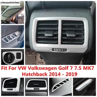 for vw volkswagen golf 7 7 5 mk7 hatchback 2014 2019 car window lift glove box head light cover trim carbon fiber accessories