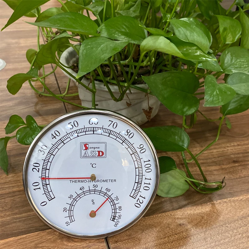 

1Pc Wall Mounted Household Humidity Temperature Meter Gauge Temperature Display Instrument Meter Hygrometer for Sauna Room