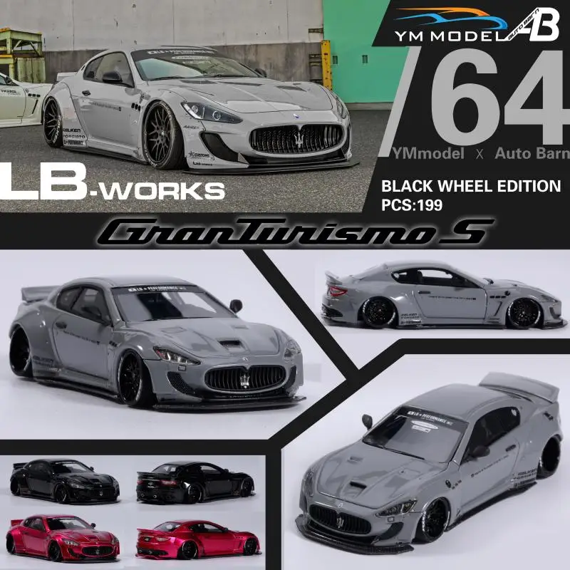 YM-modelo X Auto Bran 1:64 Maserati, resina, modelo de coche-0
