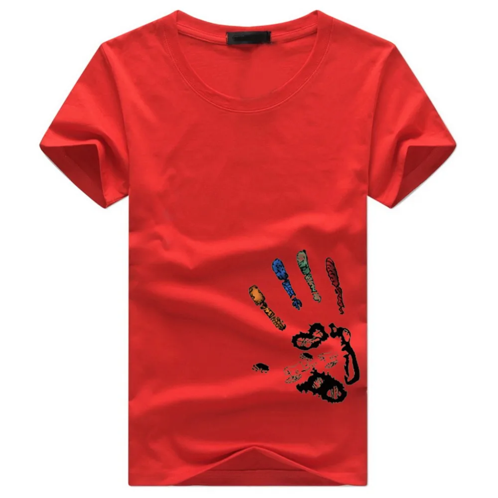High Quality Fashion Mens T Shirts Casual Short Sleeve T-shirt Mens Printed Casual Cotton Tee Shirt Summer Clothing 5XL