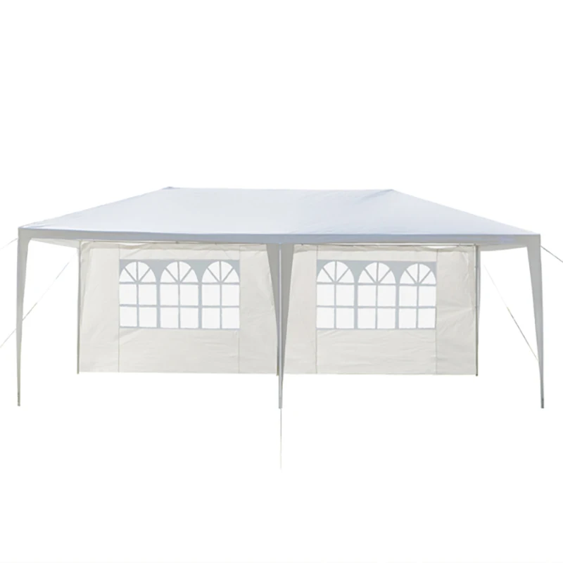 売却 スパイラルチューブ付き防水テント,白い庭,ビーチ,キャンプ,パティオ,屋外シェルター,3x6m