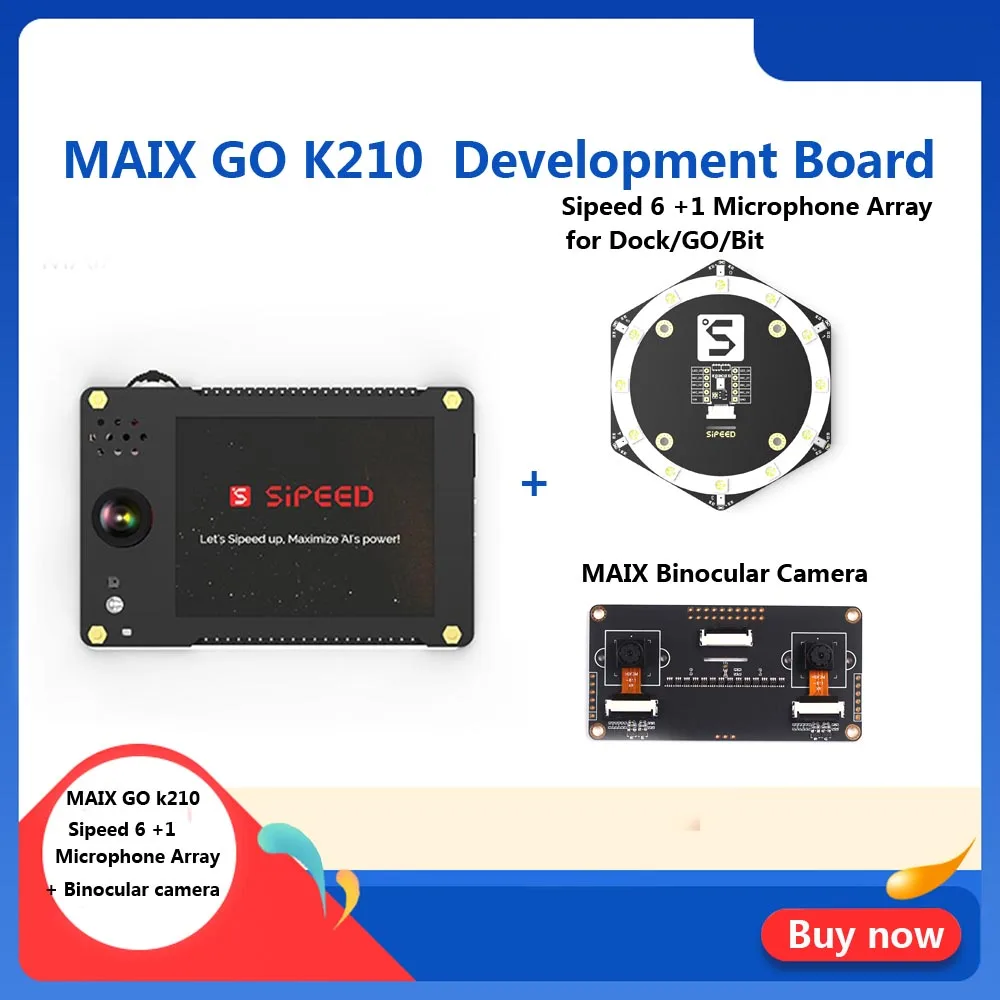 Макетная плата MAIX GO K210 искусственный интеллект M12 ультра OpenMV просеченная
