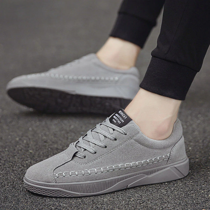 

Summer New Men's Casual Board Shoes Fashion Breathable Wear-Resistant Youth Sports Shoes Boys Vulcanized White Shoes Men