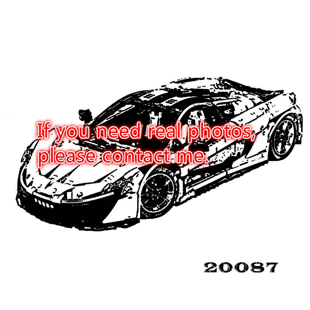 20087 науки и Технология серии Melaron высшего качества спортивный автомобиль дети мальчик альпиния вставка блоки игрушки 3725 шт. 13090
