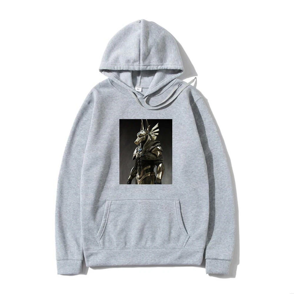 

Egyptian legend anubis pullovers hooded men women pull homme vetement homme sweater oversize hoodies anubis manga pullovers
