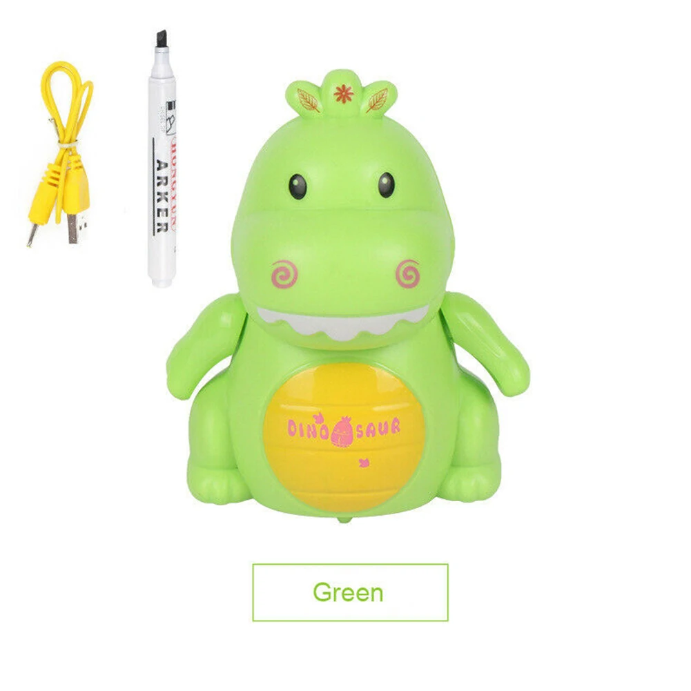 

Electric Dinosaur Model Pen Inductive Toy Follow Any Drawn Line Learning USB Charging Birthday Gift With Light Music Funny Cute