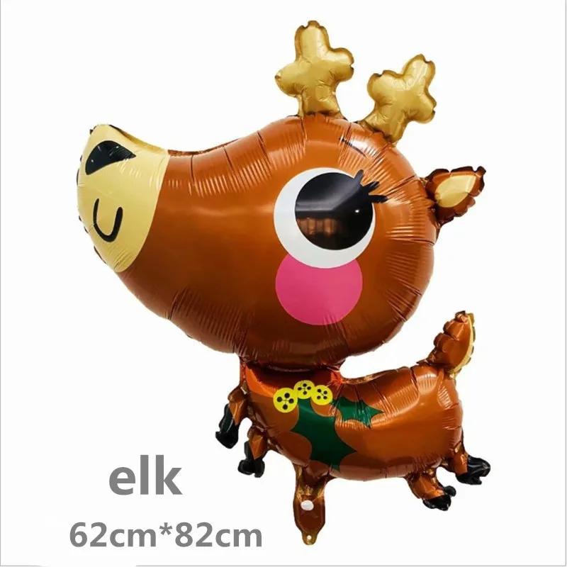Воздушный шар новый Санта Клаус Алюминиевая фольга Глобус олень рождественские