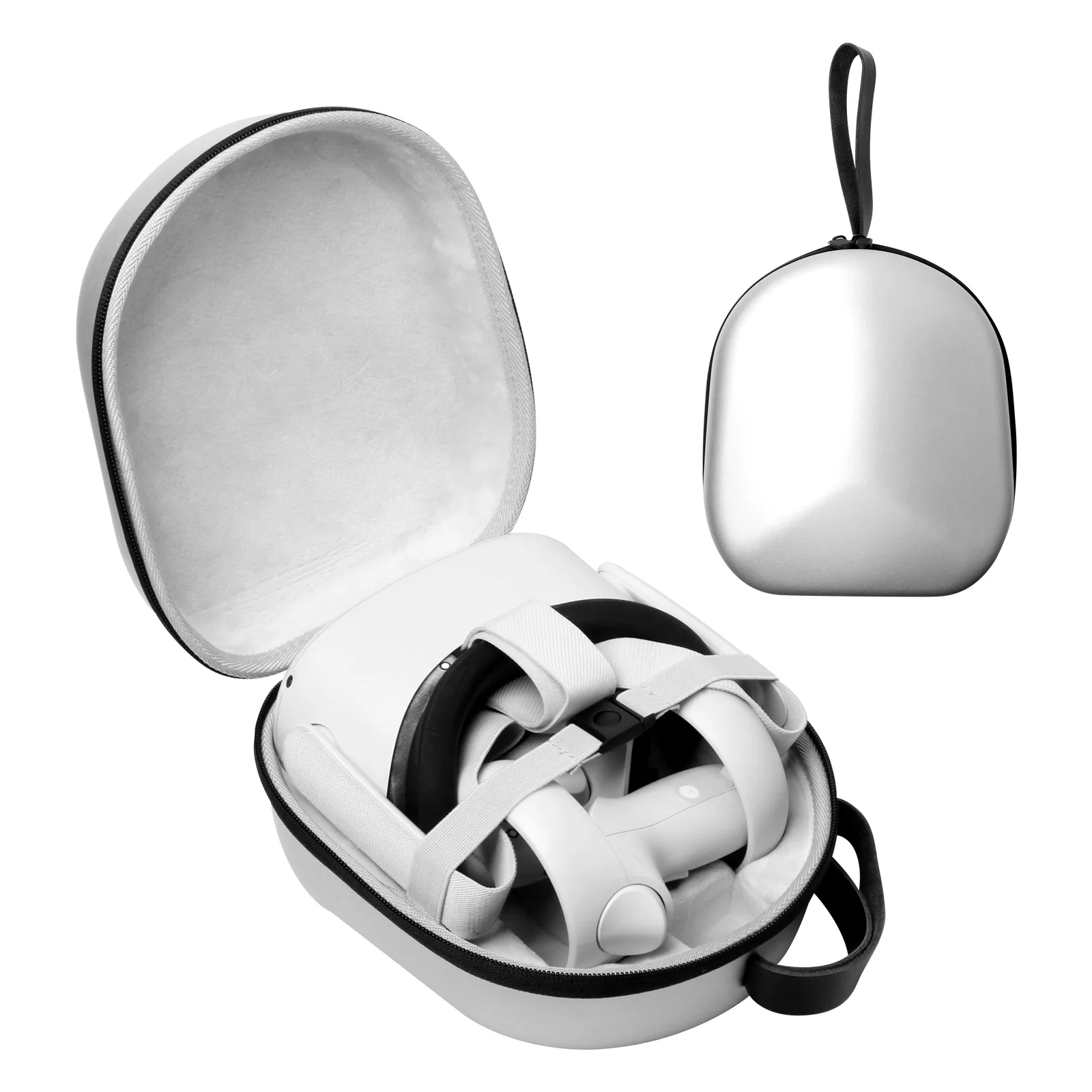 

Hard Carrying Case for Oculus Quest 2 Headset and Touch Controller Accessories