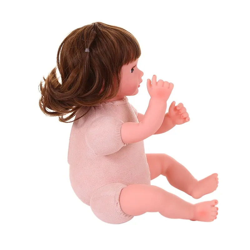 18 Inch Full Vinyl Silicone Reborn Baby Dolls Lifelike Girl Toddler Bath Play Toys Bebe Boneca Birthday Gifts Christmas | Игрушки и
