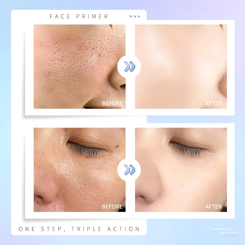 Увлажняющий праймер для макияжа 8 мл изоляционная база невидимый поры лица