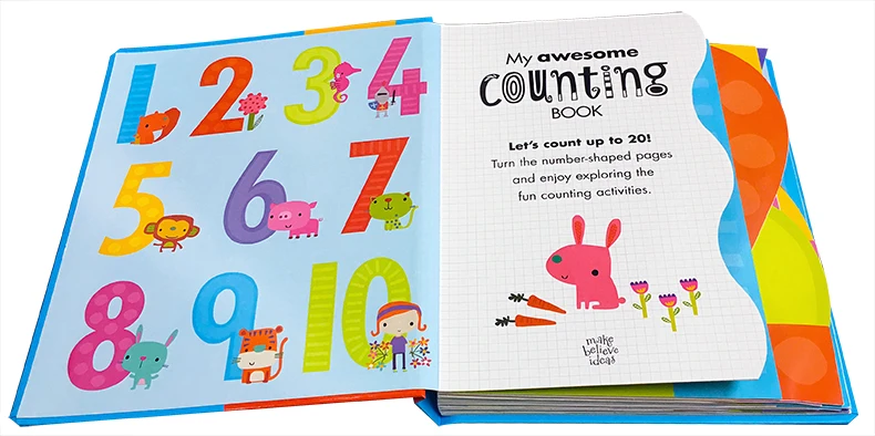2 книги/набор доска с надписью My Awesome английские картонные книги детские