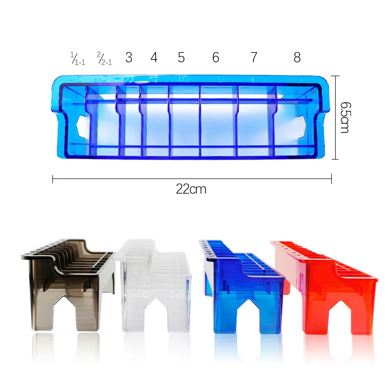Подставка-органайзер для электрической машинки стрижки волос с 8 сетками |