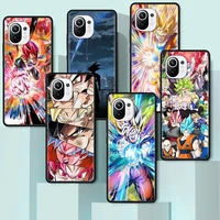 Dragon Ball Son Goku Anime Case For Xiaomi Poco NFC 10T Note Pro 10s CC9 Lite Fundas Black Phone Des cas