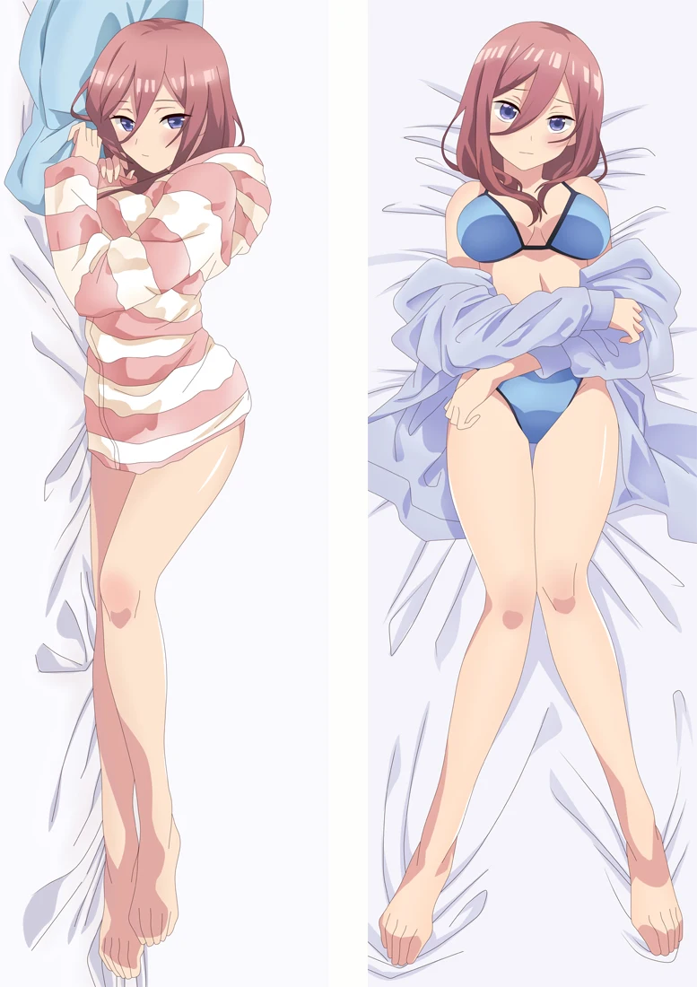 

Anime Pillow Cover Go-Toubun no Hanayome Nakano Miku Sexy Girl Hugging Body Pillowcase Dakimakura Pillow Case cover