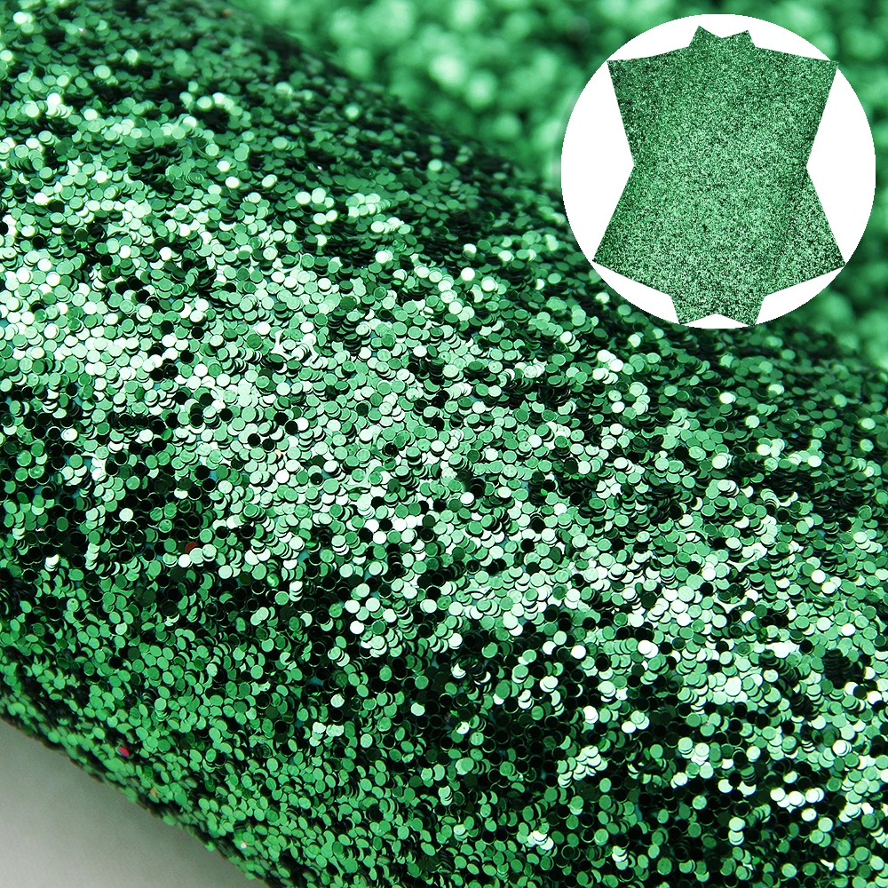 

50*140cm Solid Color Chunky Glitter Faux Leather Sheet Vinyl Leatherette Clothing Upholstery DIY Earring Accessories,1Yc12110