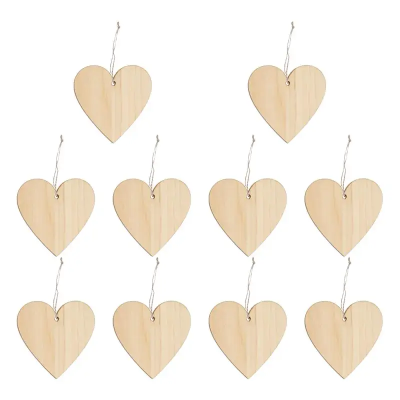 10 шт. Рождественский подвесной кулон креативные деревянные вырезы ремесло